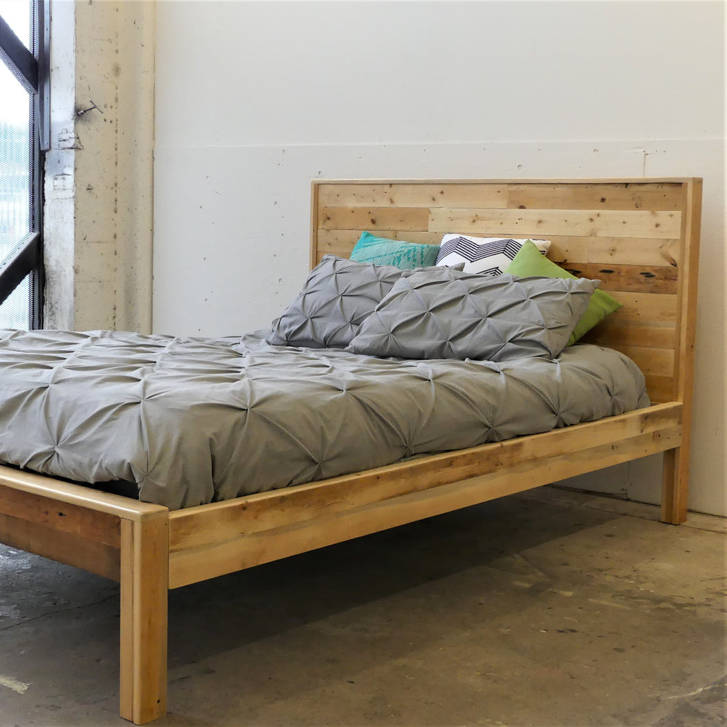 Reclaimed Wood Bed Frame Vancouver B.C. 