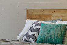Load image into Gallery viewer, Reclaimed Wood Bed Frame  Headboard Detail Vancouver B.C. 