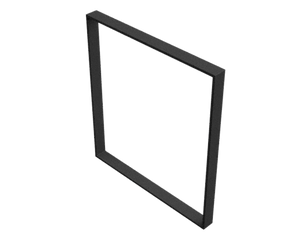 Flat Bar Steel Rectangular Table Base