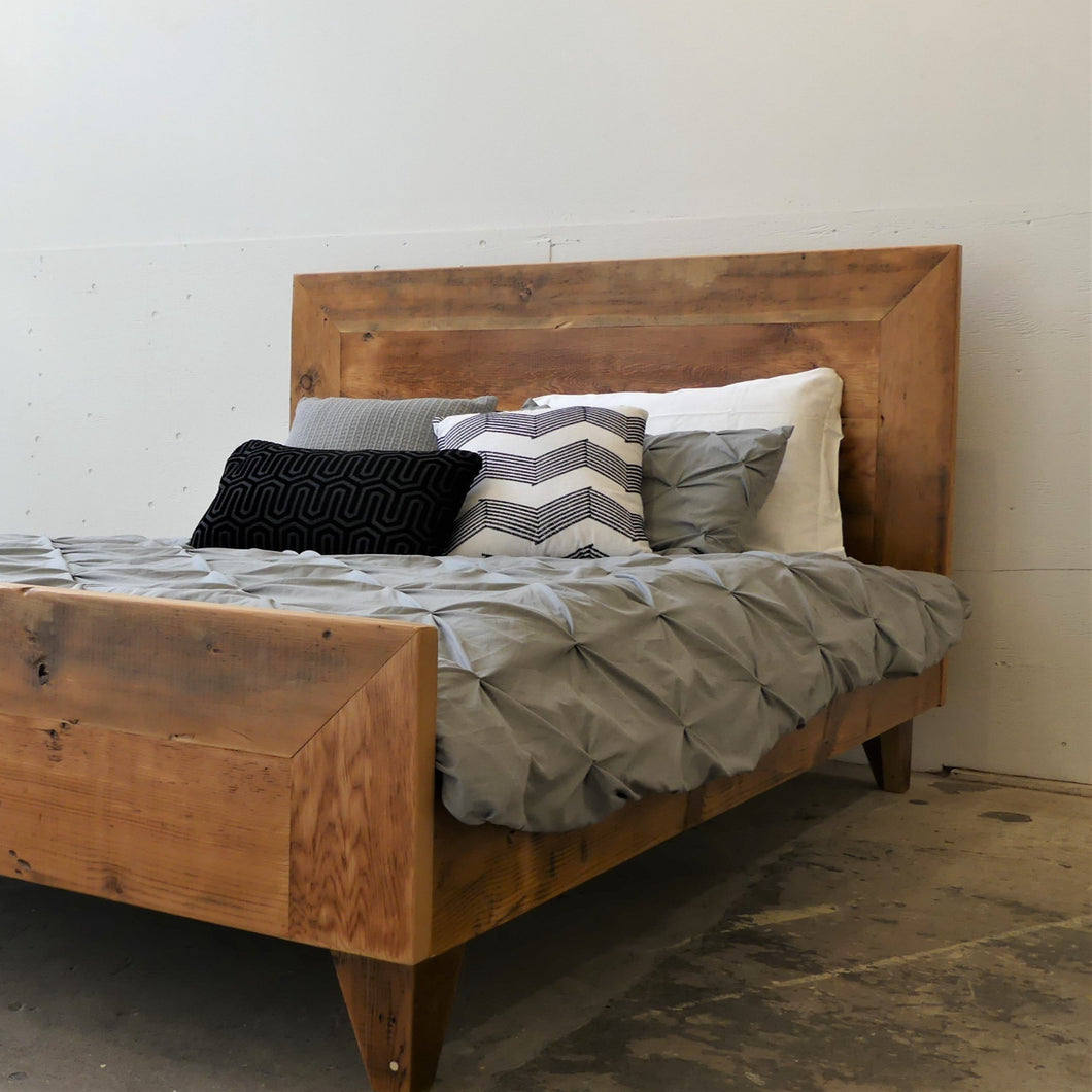 Reclaimed Fir Bed Frame Vancouver B.C. Wood Shop 